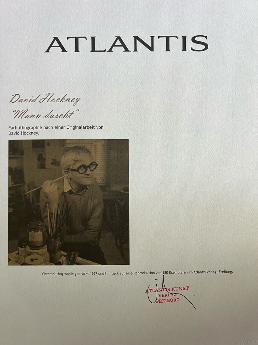 Lithograph David Hockney - 9