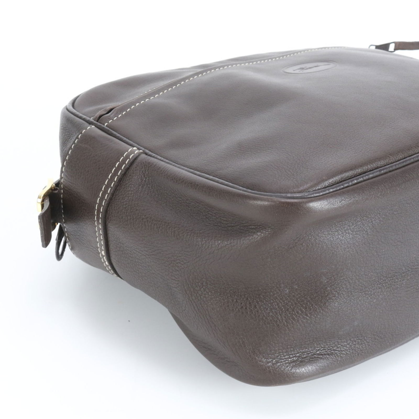 Longchamp Leather Messenger Bag - 6