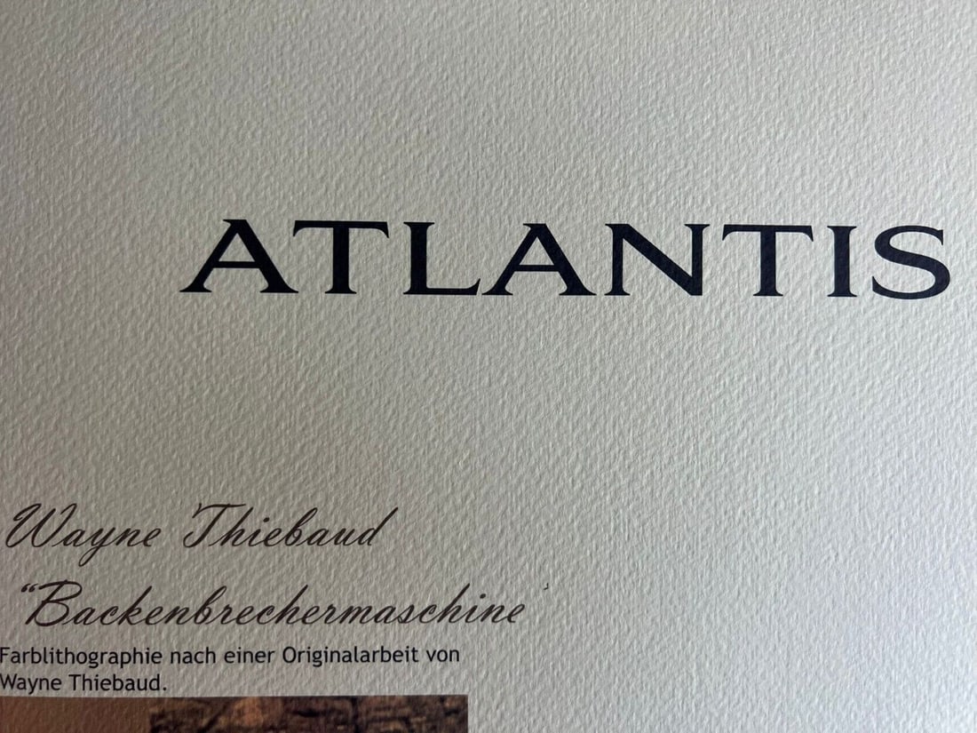 Lithograph Wayne Thiebaud - 9