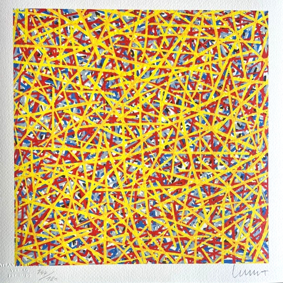 Sol Lewitt Lithograph with Numbered Stamp - 4