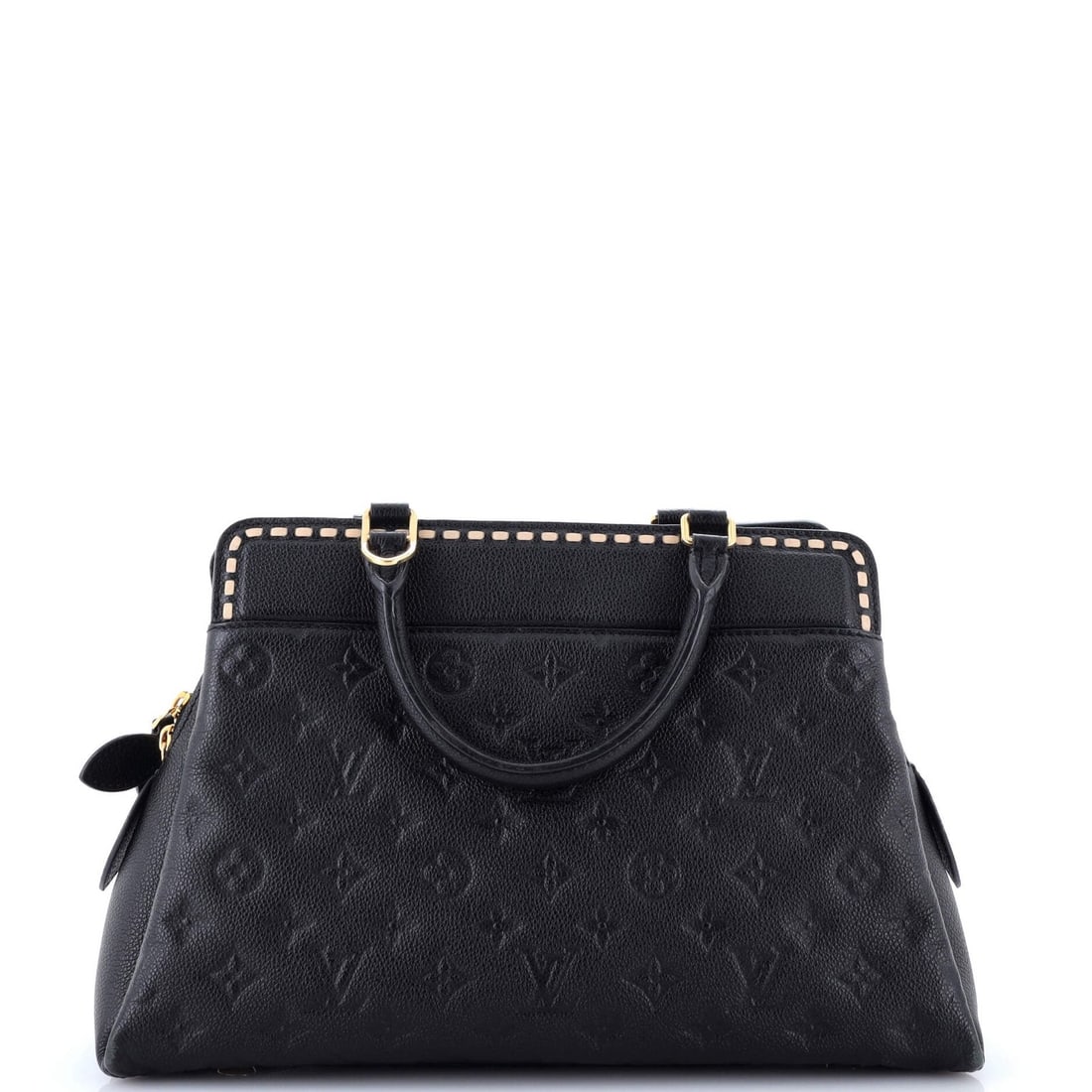 Louis Vuitton Vosges Handbag - Monogram Empreinte Leather MM Whipstitch: Louis Vuitton Vosges Handbag - Monogram Empreinte Leather MM Whipstitch The iconic Louis Vuitton Vosges Handbag is a timeless classic, boasting sleek monogram Empreinte leather and whipstitch