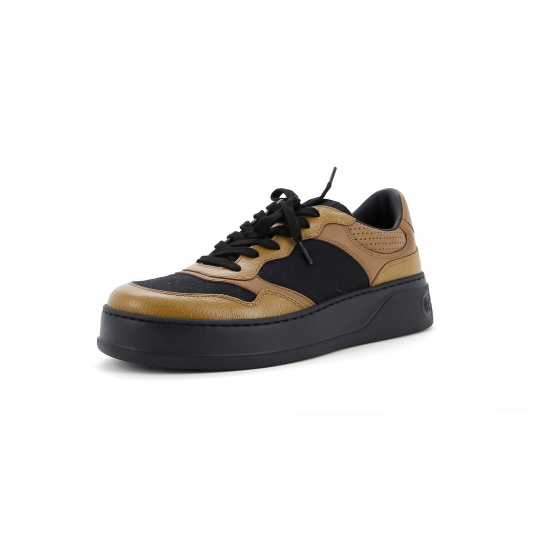 Gucci Men's Chunky Low-Top Sneakers in GG Canvas and Leather: Gucci Men's Chunky Low-Top Sneakers in GG Canvas and Leather Elevate your style with the iconic Gucci Men's Chunky Low-Top Sneakers, boasting a striking combination of GG Canvas and leather upper in