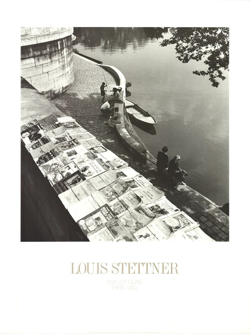 Photography LOUIS STETTNER Sue Les Quais 31.5" x 23.5" Offset Lithograph 1988 (1 of 4)
