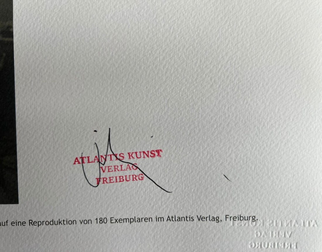 David Hockney Lithograph Handmade Op Numbered - 13