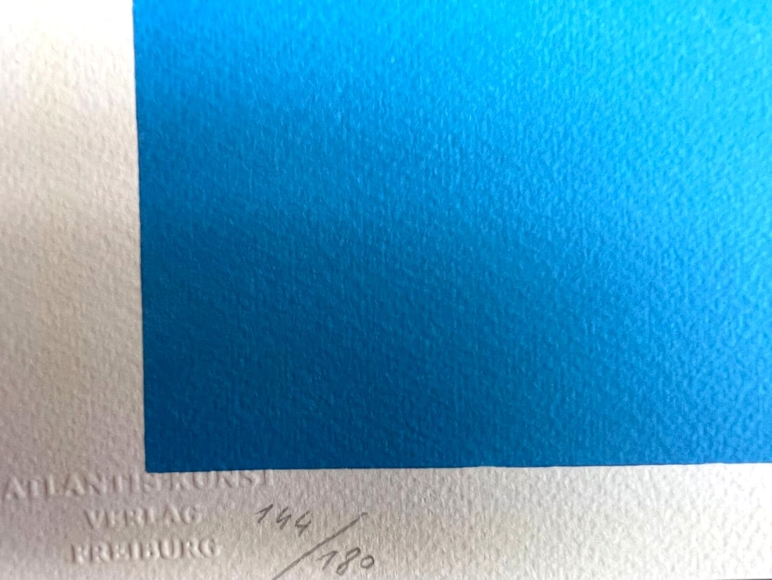 David Hockney Lithograph Handmade Op Numbered - 8