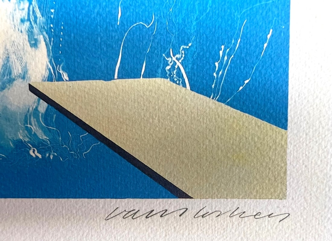 David Hockney Lithograph Handmade Op Numbered - 9