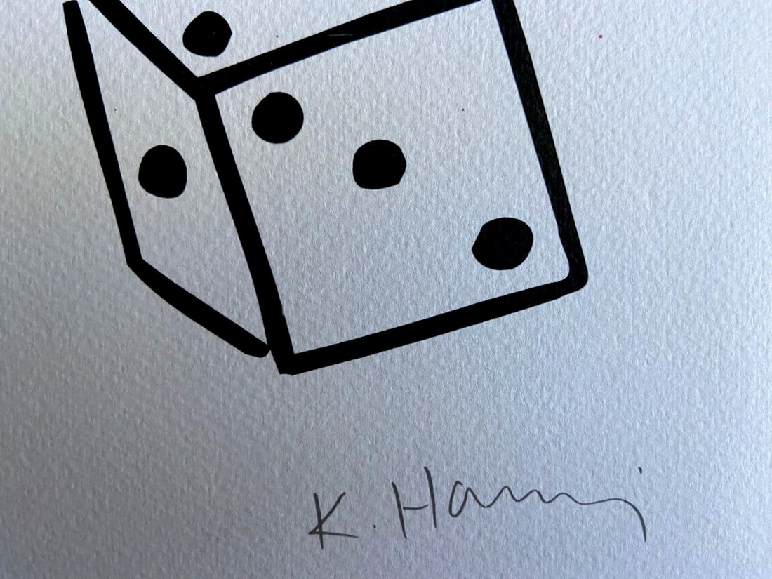 Stamp Keith Haring Lithograph Numbered/ - 5