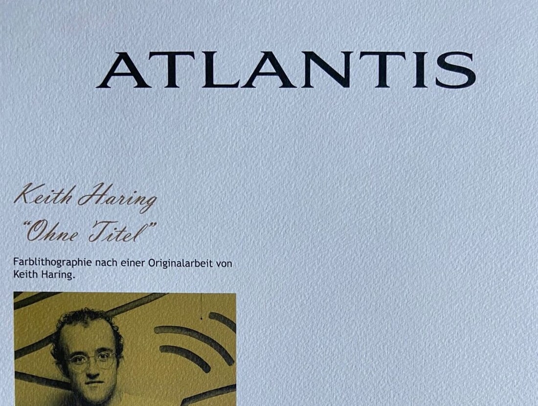 Stamp Keith Haring Lithograph Numbered/ - 7