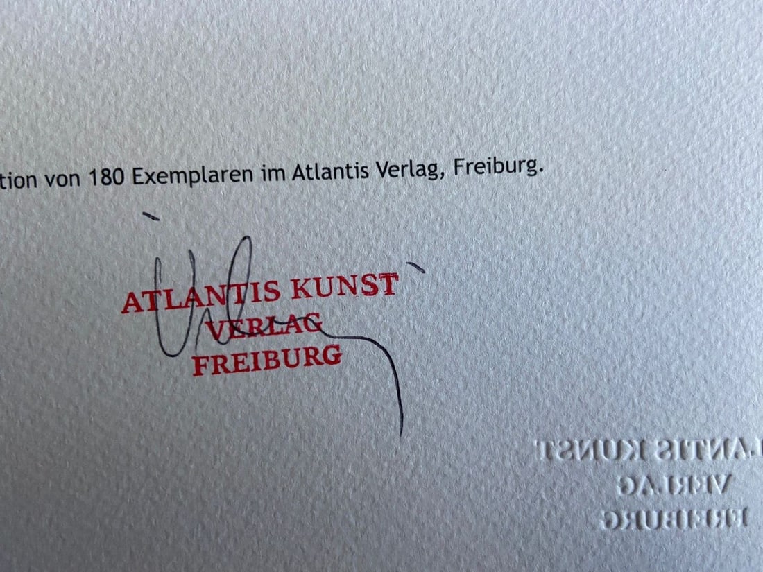 Stamp Keith Haring Lithograph Numbered/ - 9