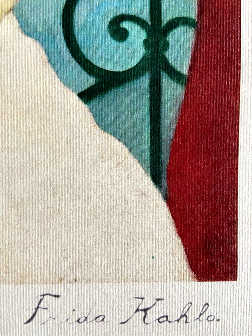 Numbered Frida Kahlo Lithograph - 8