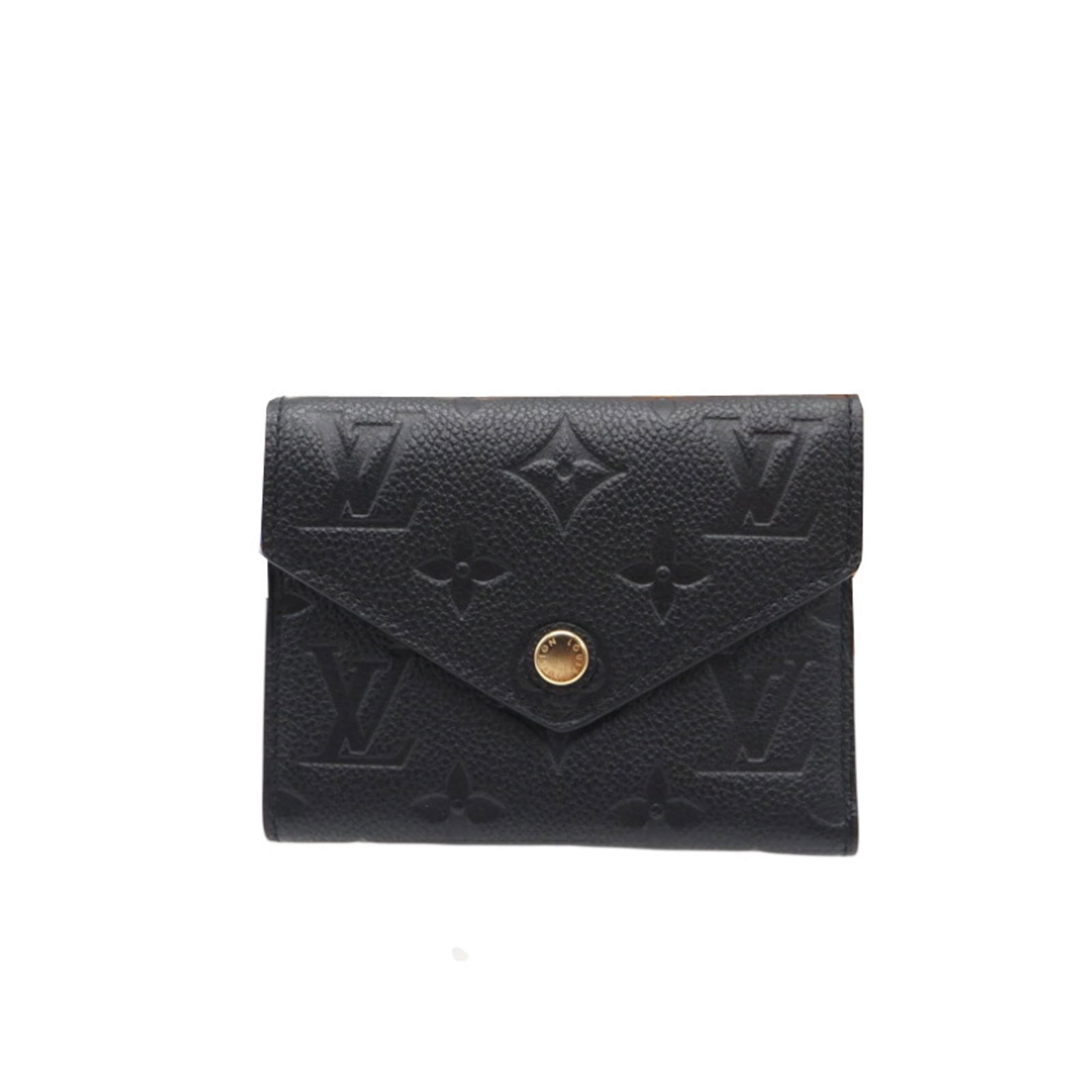 Louis Vuitton Tri-Fold Leather Wallet: Louis Vuitton Tri-Fold Leather Wallet A timeless piece of luxury, this Louis Vuitton tri-fold leather wallet boasts the iconic brand's signature monogram pattern and exceptional craftsmanship. With it