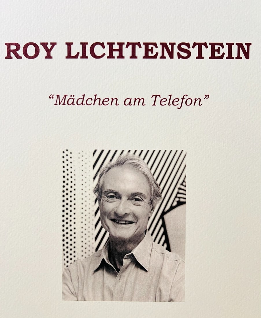 Numbered Roy Lichtenstein Lithograph - 10