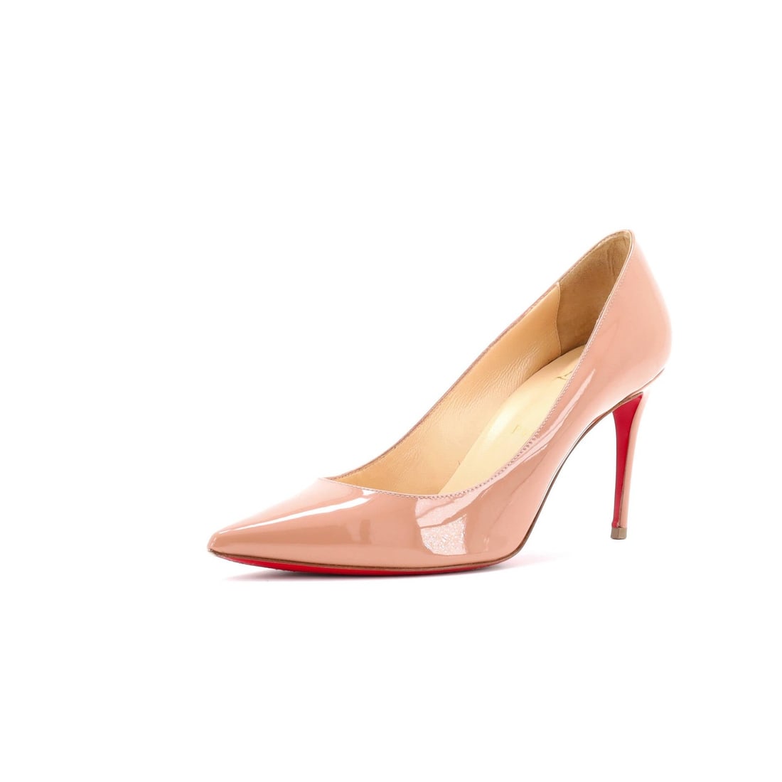 85 Christian Louboutin Women's Kate Pumps Patent: 85 Christian Louboutin Women's Kate Pumps Patent For sale is a stunning pair of Christian Louboutin Kate pumps in neutral patent leather, boasting the iconic red sole that has become synonymous with