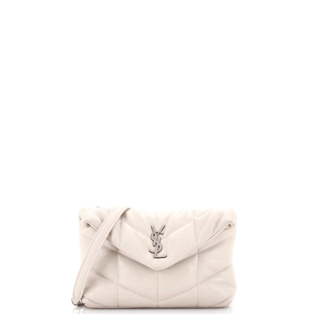 Saint Laurent Loulou Mini Quilted Leather Puffer Shoulder Bag: Saint Laurent Loulou Mini Quilted Leather Puffer Shoulder Bag The Saint Laurent Loulou Mini Quilted Leather Puffer Shoulder Bag is a stylish and luxurious accessory that exudes sophistication. With