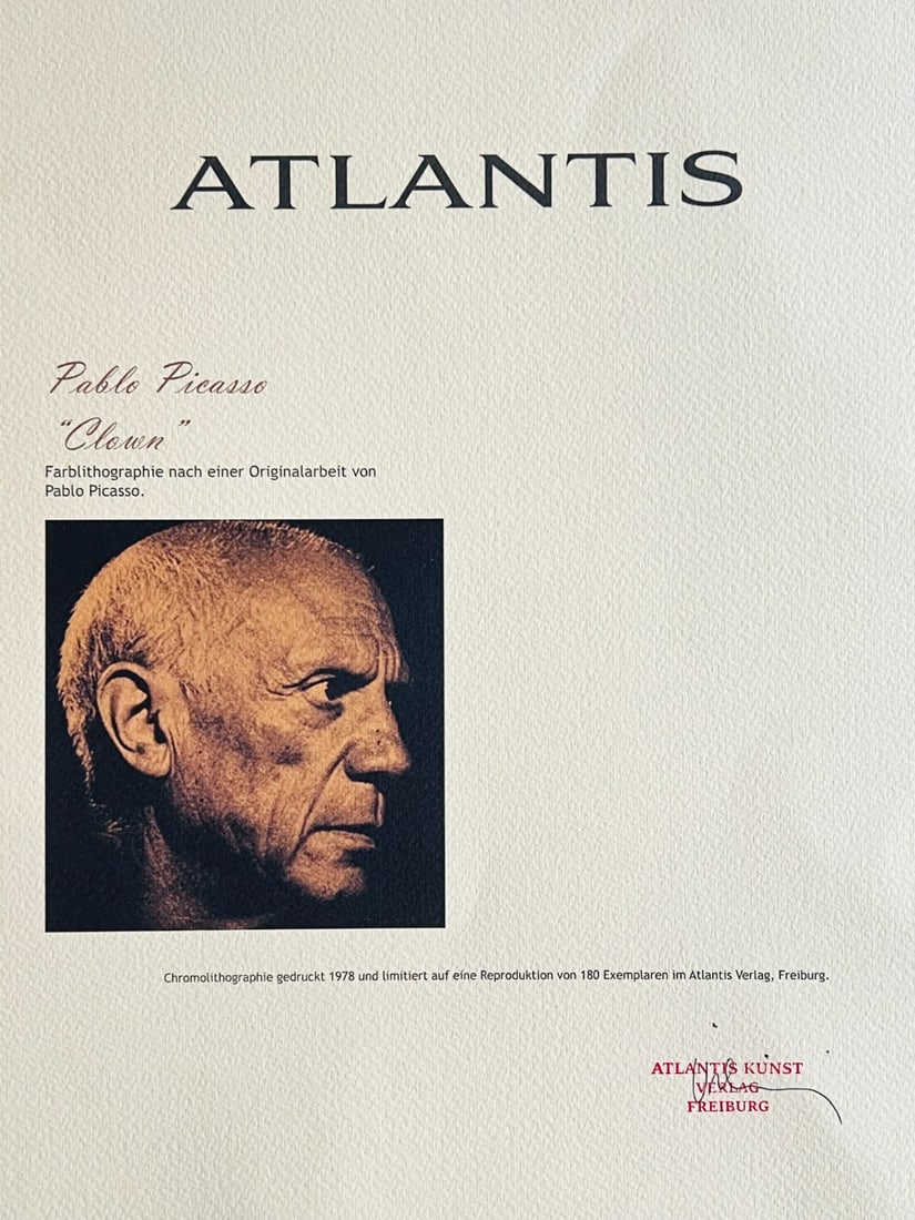 Rare Pablo Picasso Lithograph Numbered - 7