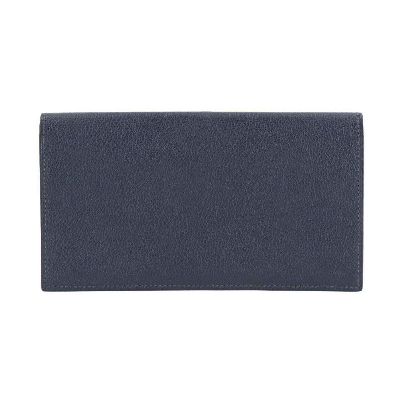 Hermes Bi-Fold Wallet - Evercalf Leather: Hermes Bi-Fold Wallet - Evercalf Leather A stunning Evercalf leather bi-fold wallet from the iconic French brand Hermes, boasting sleek lines and a sophisticated blue Nuit hue that exudes refinement.