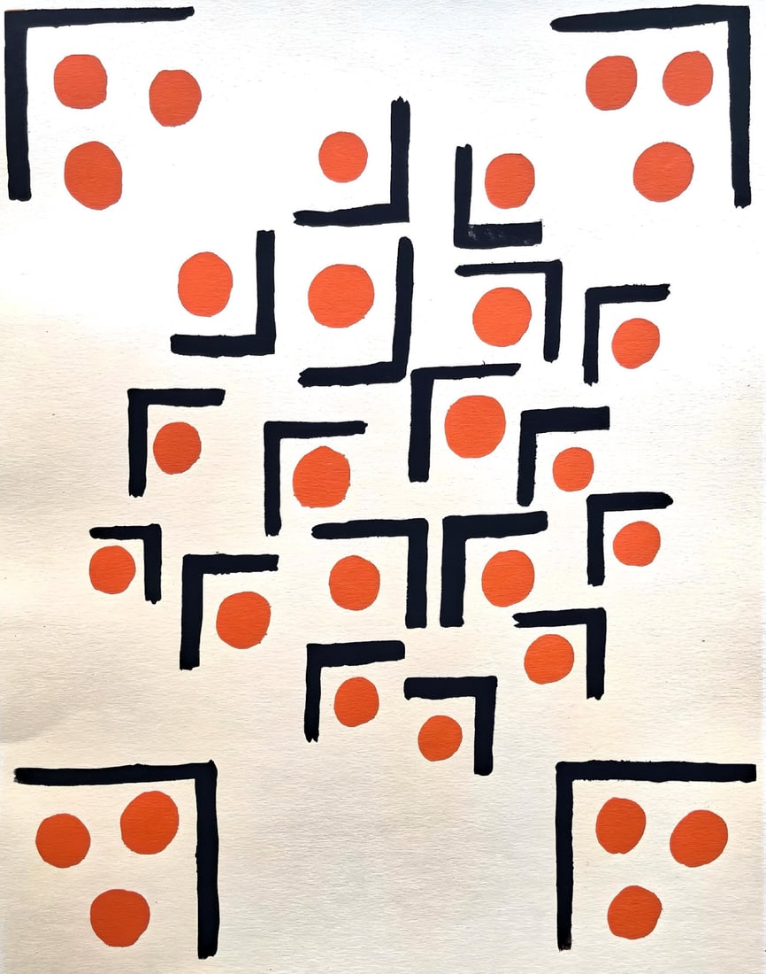 Sonia Delaunay, Planche No. 29, Compositions, couleurs, ides: Lithograph: Sonia Delaunay, Planche No. 29, Compositions, couleurs, ides: Lithograph Exceptional Sonia Delaunay Planche No 29 available for auction. Review complete item specifications below for detailed