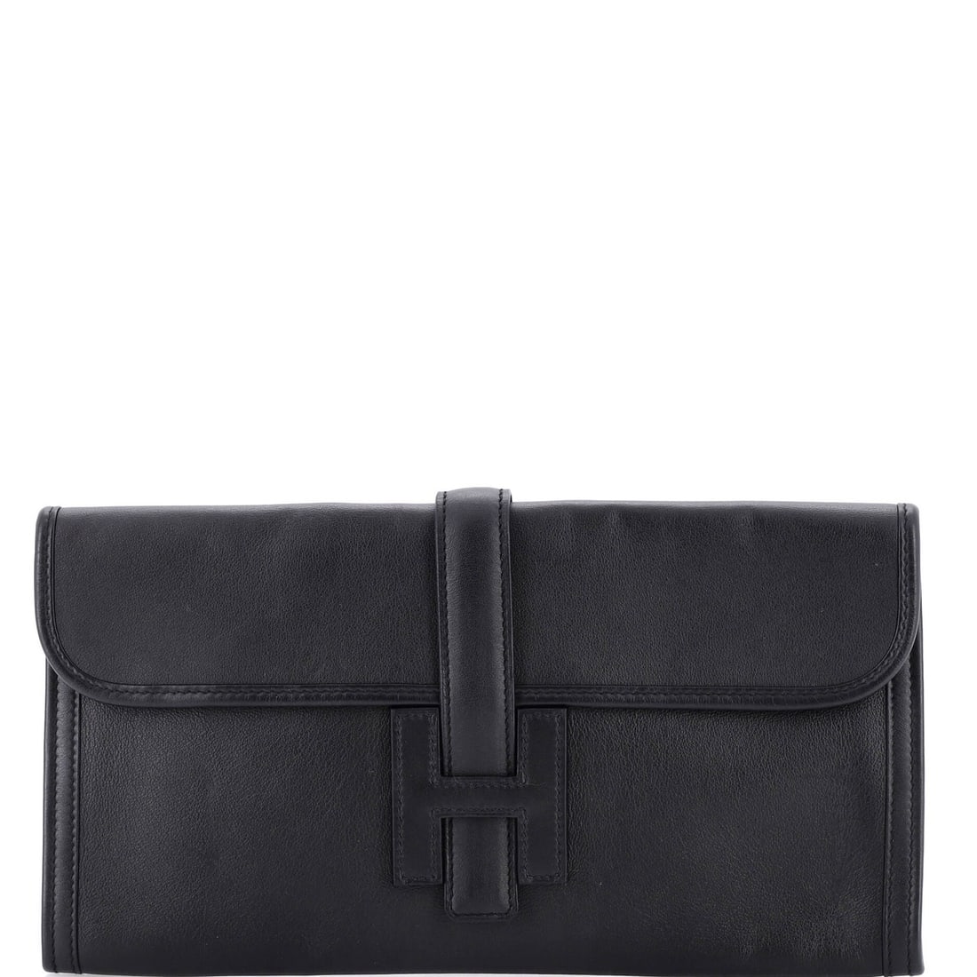 Hermes Swift 29 Jige Elan Clutch: Hermes Swift 29 Jige Elan Clutch The Hermes Swift 29 Jige Elan Clutch is a sleek and sophisticated black leather clutch, perfect for adding a touch of luxury to any evening outfit. With its classic