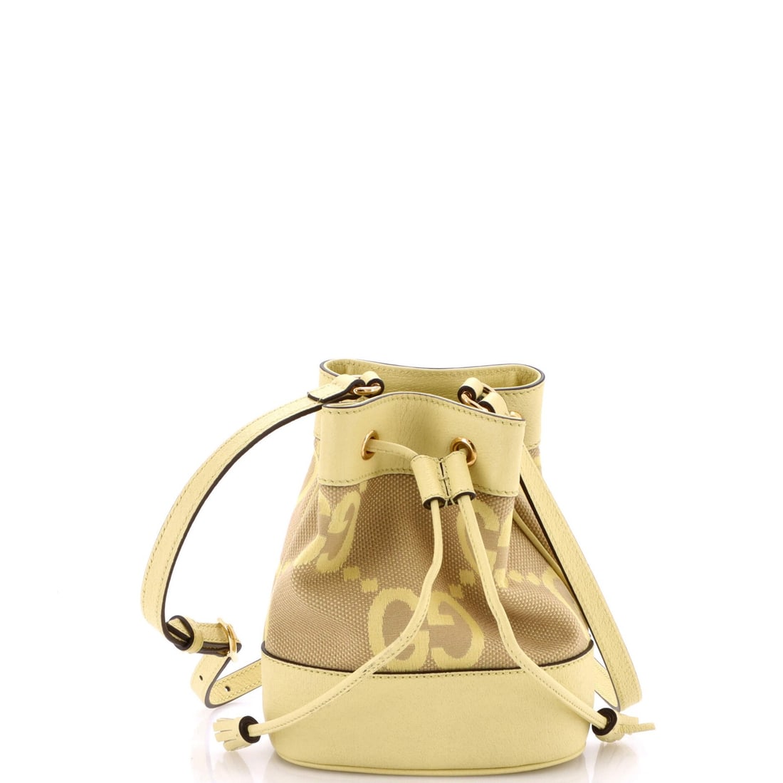 Gucci Ophidia Jumbo Bucket Bag in Mini GG Canvas and Leather: Gucci Ophidia Jumbo Bucket Bag in Mini GG Canvas and Leather The Gucci Ophidia Jumbo Bucket Bag is a vibrant and stylish accessory that boasts the iconic Mini GG Canvas and Leather design, making it