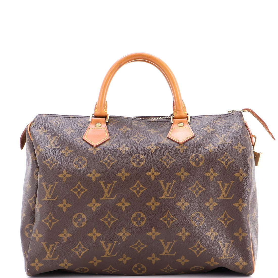 Louis Vuitton Speedy 30 Monogram Canvas Handbag: Louis Vuitton Speedy 30 Monogram Canvas Handbag Own the timeless elegance of Louis Vuitton with this iconic Speedy 30 Monogram Canvas Handbag, boasting classic top handle design and signature