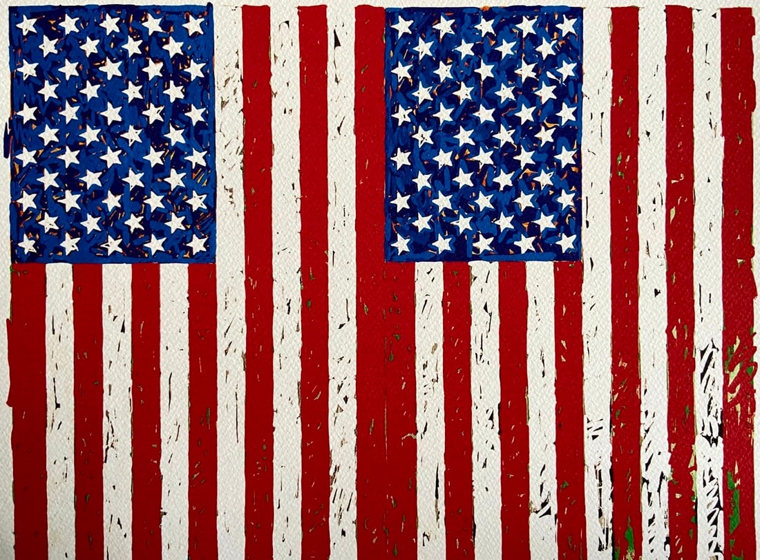 Published Jasper Johns Lithograph Op Numbered - 3