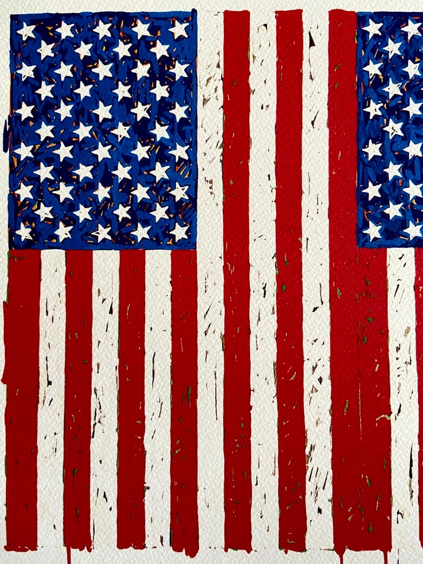 Published Jasper Johns Lithograph Op Numbered - 4