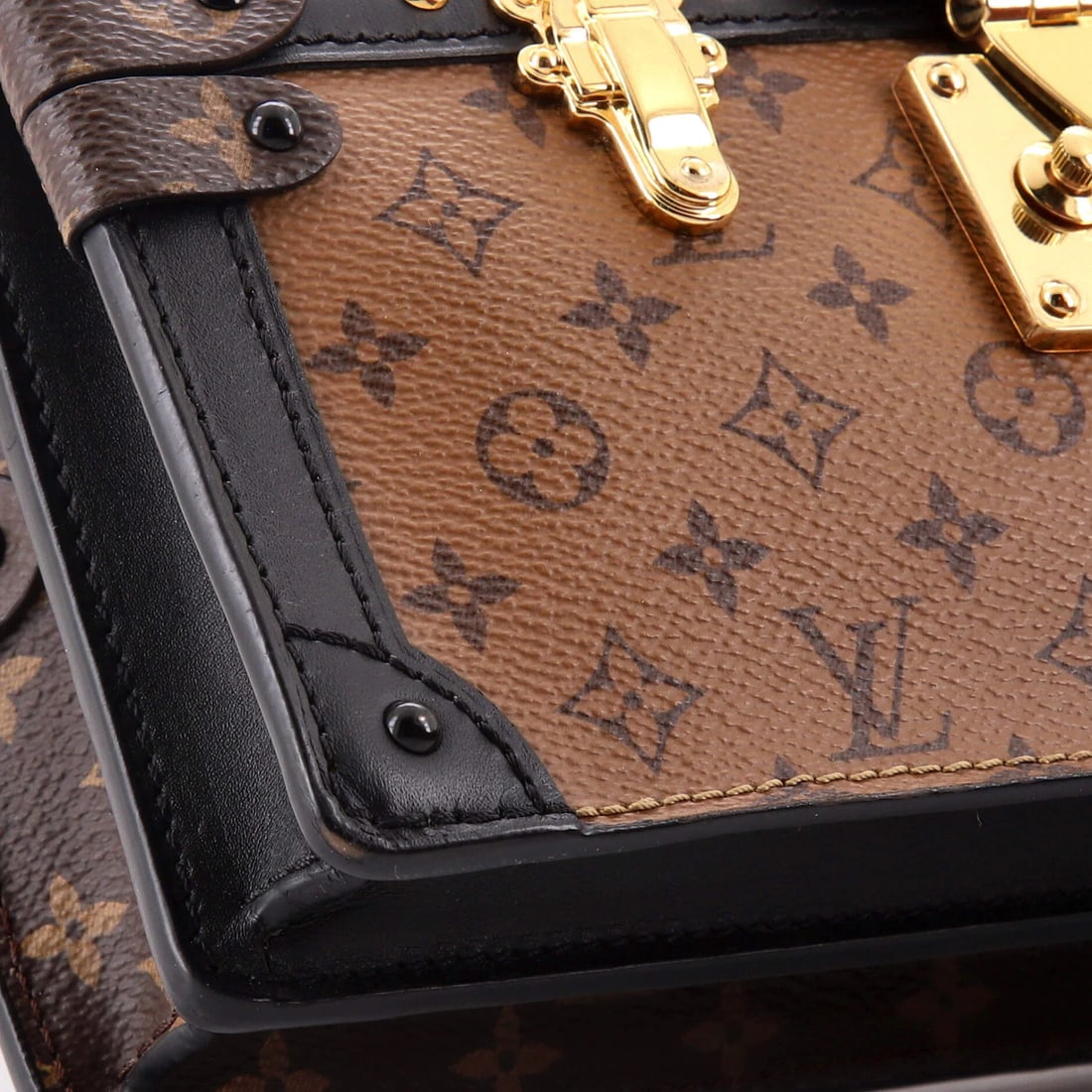 Canvas Louis Vuitton Trunk Clutch Reverse Monogram - 6