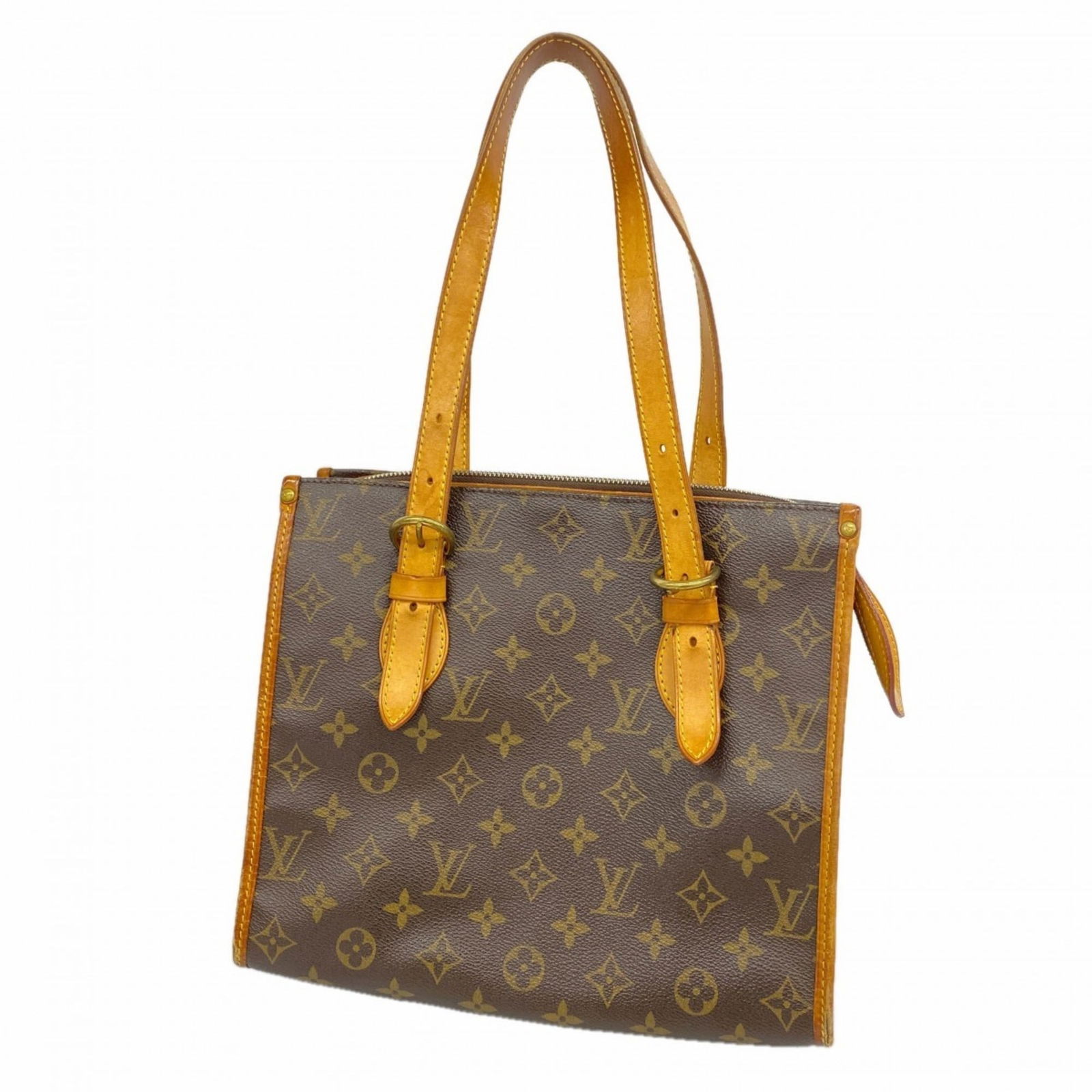 Bag Louis Vuitton Tote: Bag Louis Vuitton Tote A timeless and stylish Louis Vuitton tote bag in rich brown leather, perfect for daily errands or a night out on the town. With its classic design and spacious interior, this