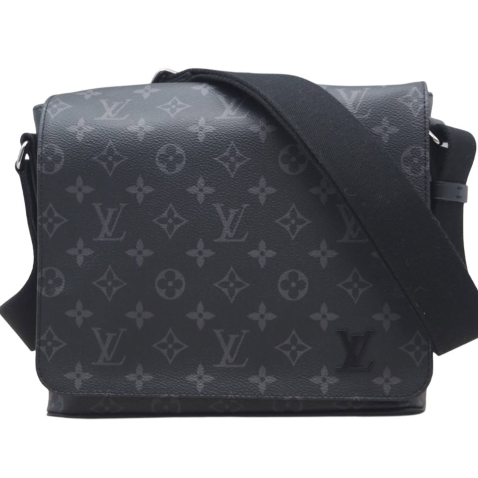Louis Vuitton Coated Canvas Shoulder Bag: Louis Vuitton Coated Canvas Shoulder Bag A sleek and sophisticated shoulder bag, this Louis Vuitton Coated Canvas bag boasts a timeless design with its classic monogram pattern and durable coated