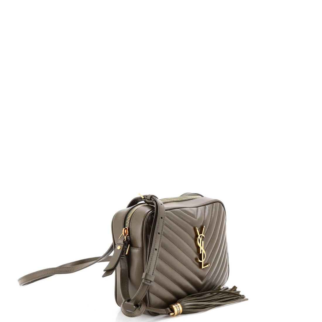 Saint Laurent Lou Camera Bag - Matelasse Chevron Leather Small - 2