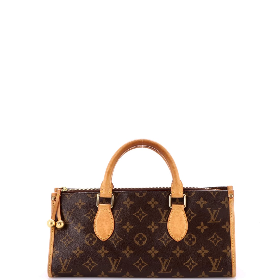 Louis Vuitton Monogram Canvas Popincourt Handle Bag: Louis Vuitton Monogram Canvas Popincourt Handle Bag Experience the timeless elegance of Louis Vuitton's iconic Popincourt Handle Bag, crafted from rich brown monogram canvas and adorned with gold