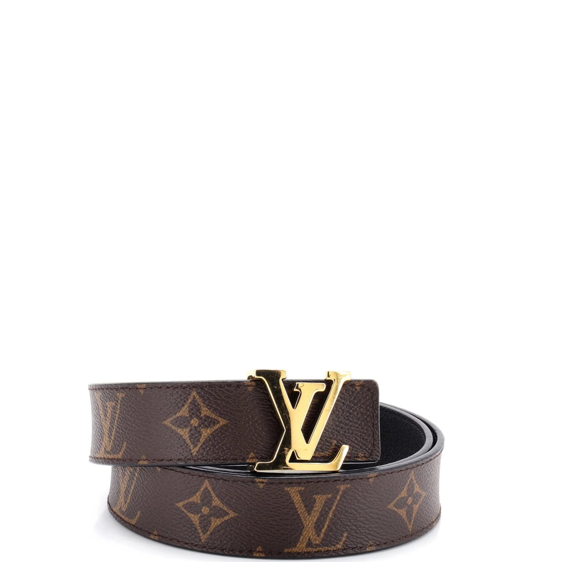 Louis Vuitton LV Initiales Reversible Belt - Monogram Canvas & Leather Medium (1 of 4)