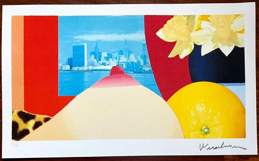 Numbered Tom Wesselmann Lithograph Handmade Op - 3
