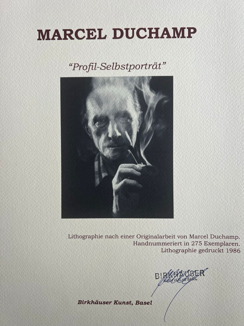 275ex Marcel Duchamp Lithograph Numbered - 7