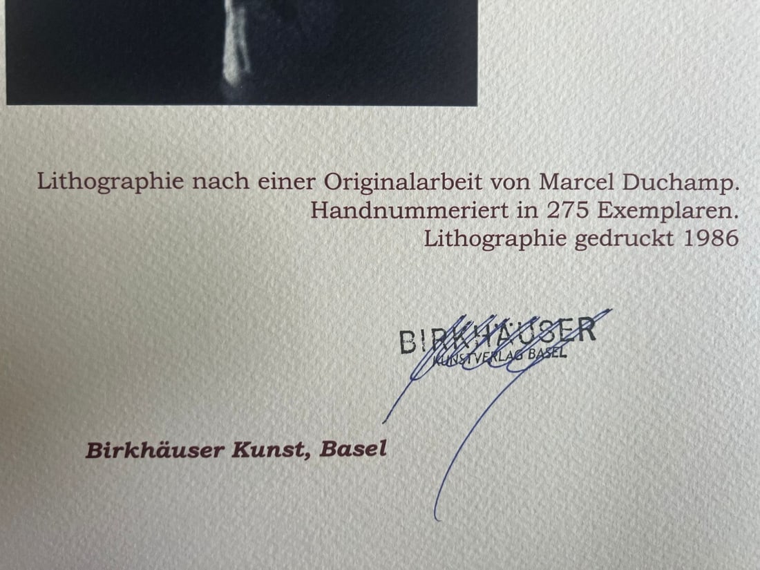 275ex Marcel Duchamp Lithograph Numbered - 9