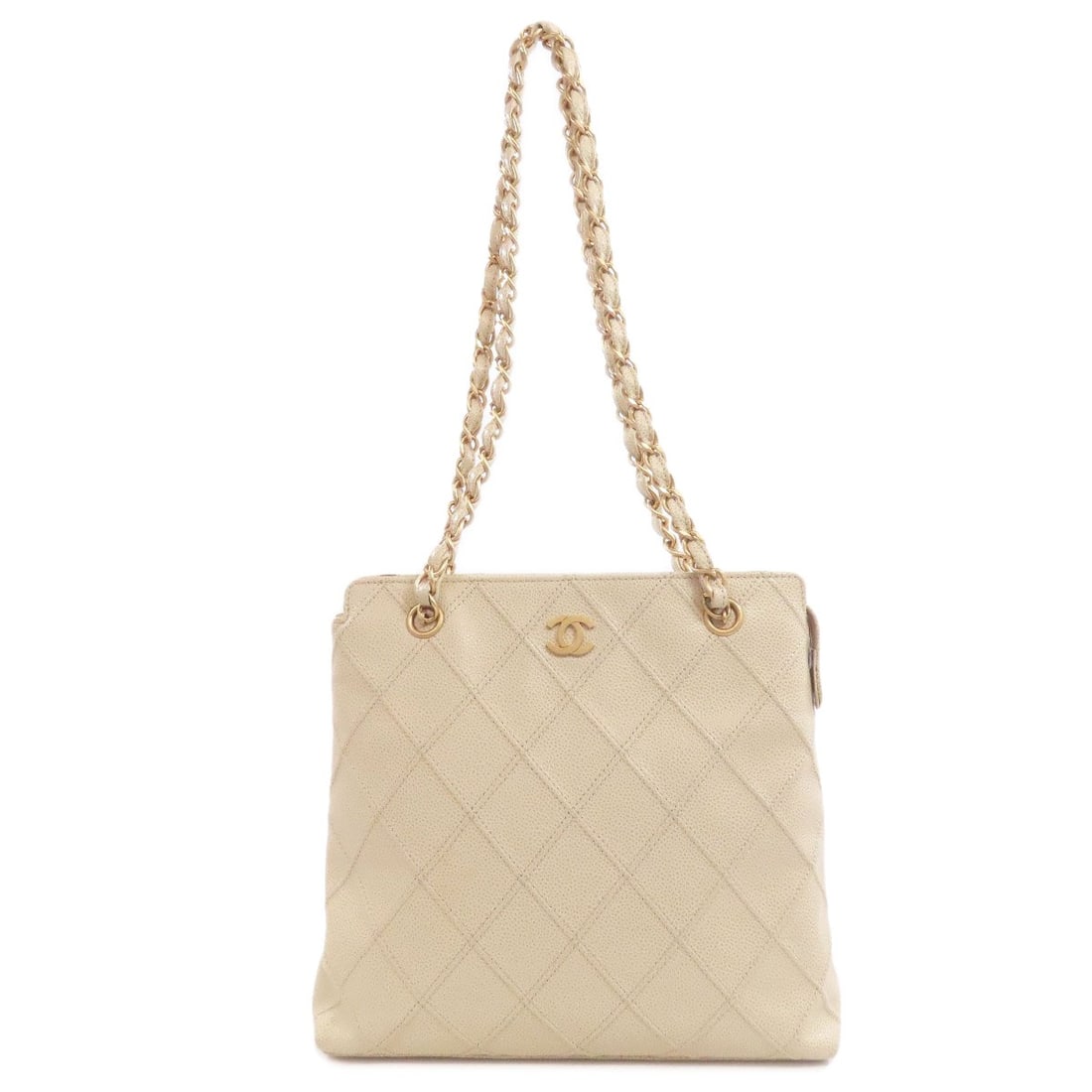 CHANEL Matelasse Chain Bag COCO Mark GoldHardware Tote Grained (1 of 20)