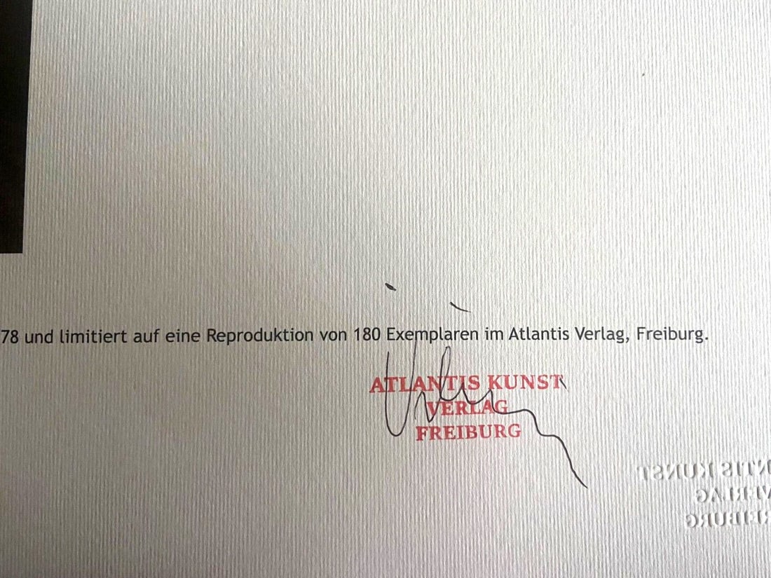 Numbered Vincent Van Gogh Lithograph - 11