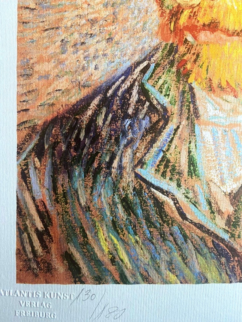 Numbered Vincent Van Gogh Lithograph - 6