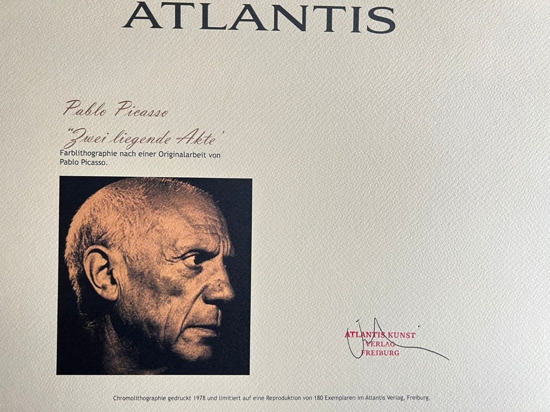 Numbered Pablo Picasso Lithograph - 10