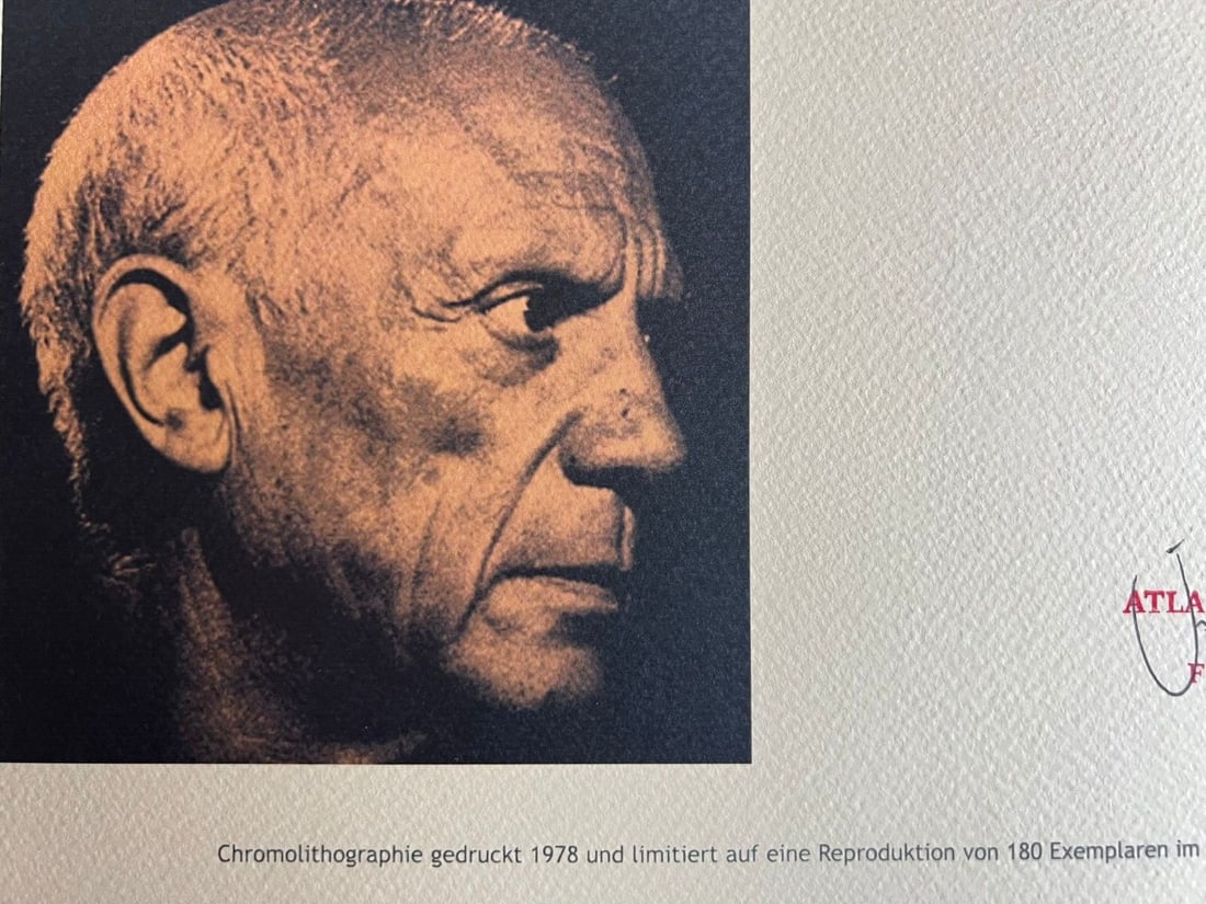 Numbered Pablo Picasso Lithograph - 12