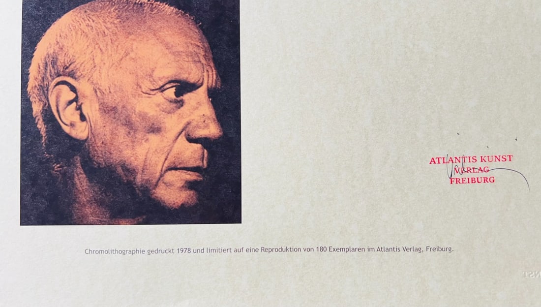 Picasso Lithograph, Numbered - 11