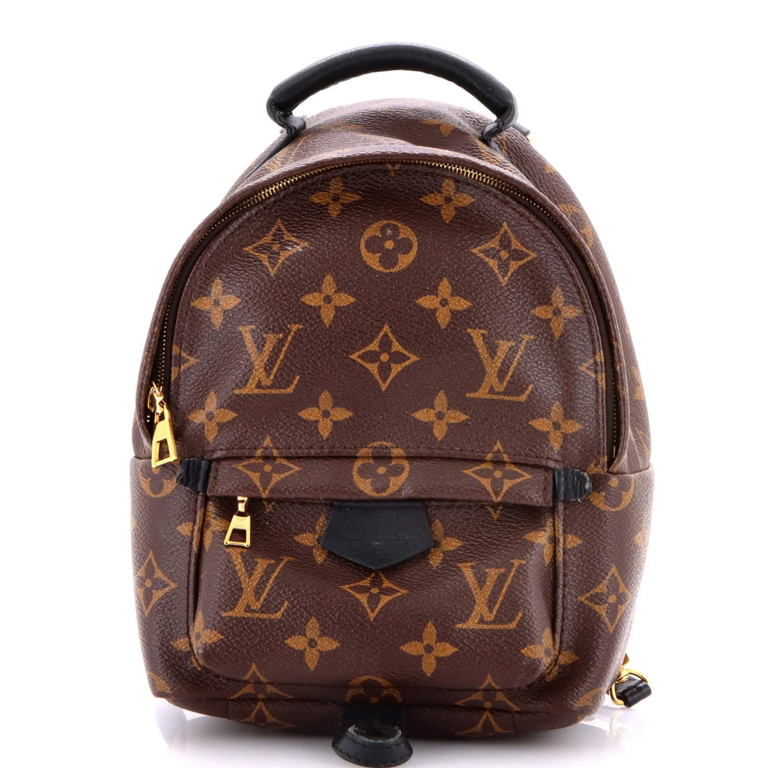 Louis Vuitton Palm Springs Mini Monogram Canvas Backpack: Louis Vuitton Palm Springs Mini Monogram Canvas Backpack Elevate your daily essentials with the iconic Louis Vuitton Palm Springs Mini Monogram Canvas Backpack, boasting a timeless brown canvas
