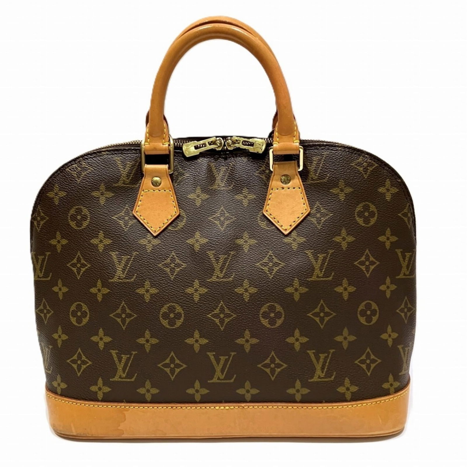 Louis Vuitton Monogram Handbag: Louis Vuitton Monogram Handbag Own a timeless piece of luxury with this pre-loved Louis Vuitton Monogram Handbag, boasting the iconic signature pattern and rich brown color that exudes sophistication.