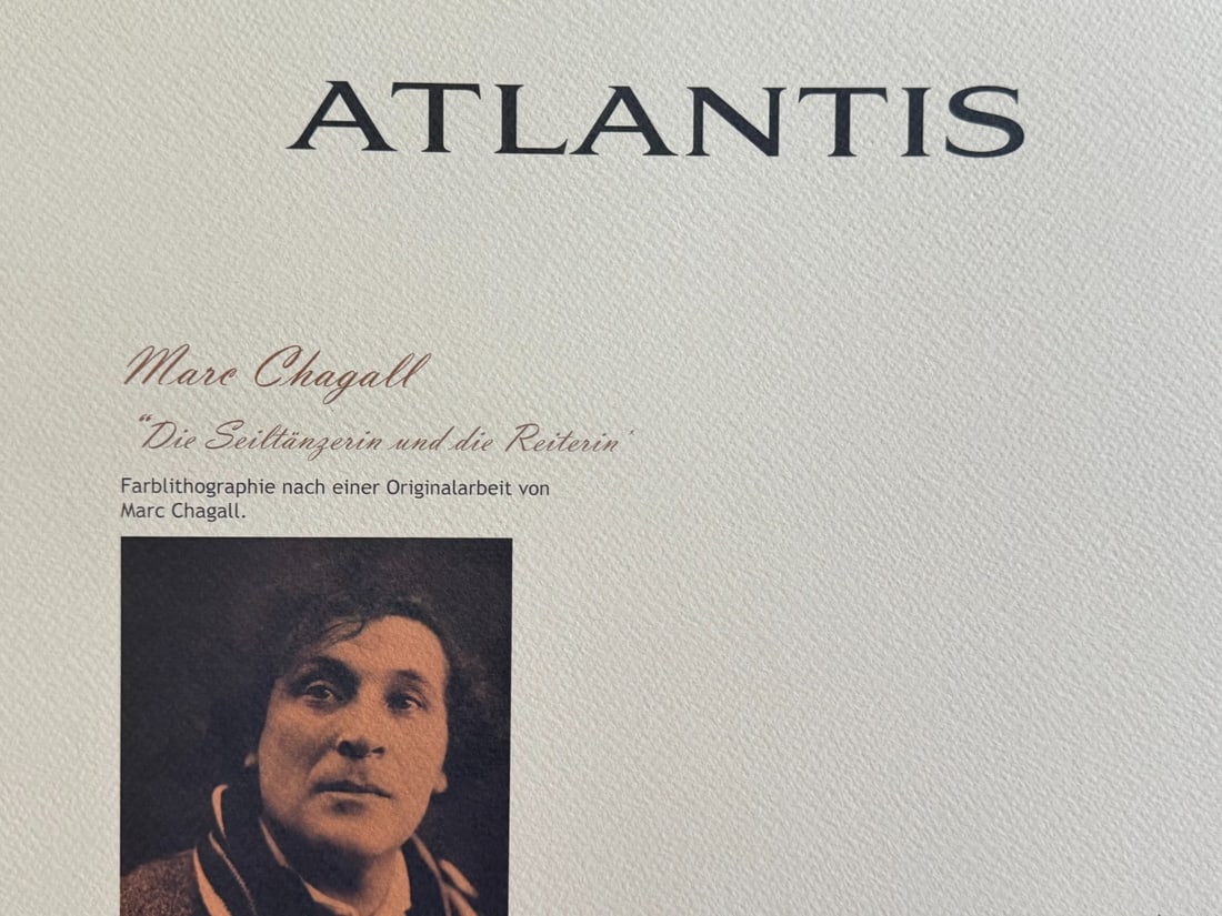 Numbered Marc Chagall Lithograph - 12