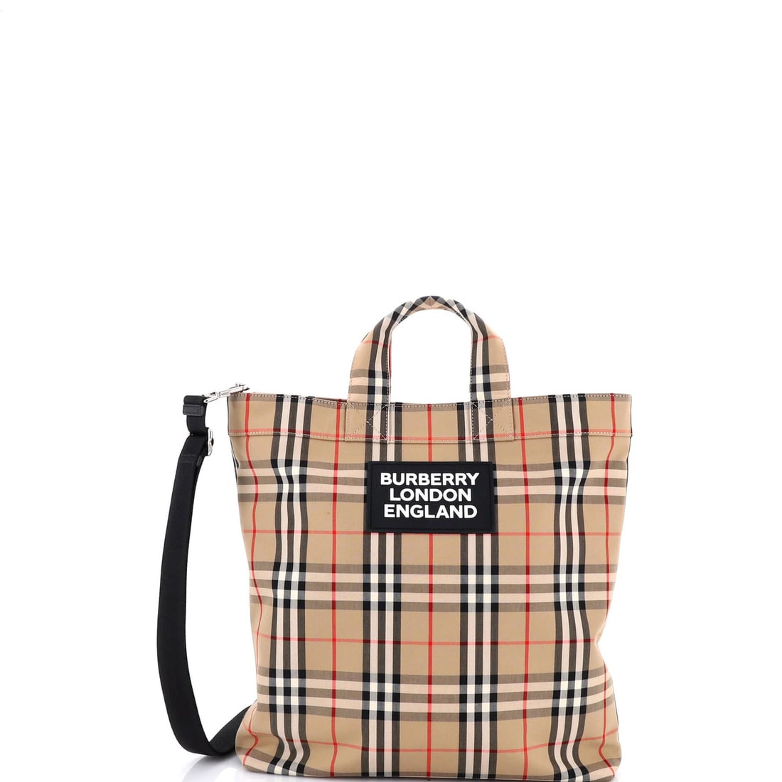 Burberry Artie Convertible Tote Bag in Vintage Check Canvas (1 of 6)