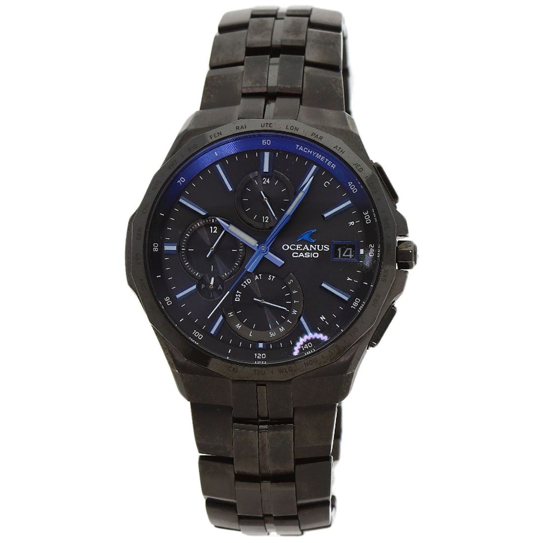 Titanium CASIO Oceanus Manta S5000 Series Watches OCW-S5000B-1AJF Titanium/ (1 of 20)