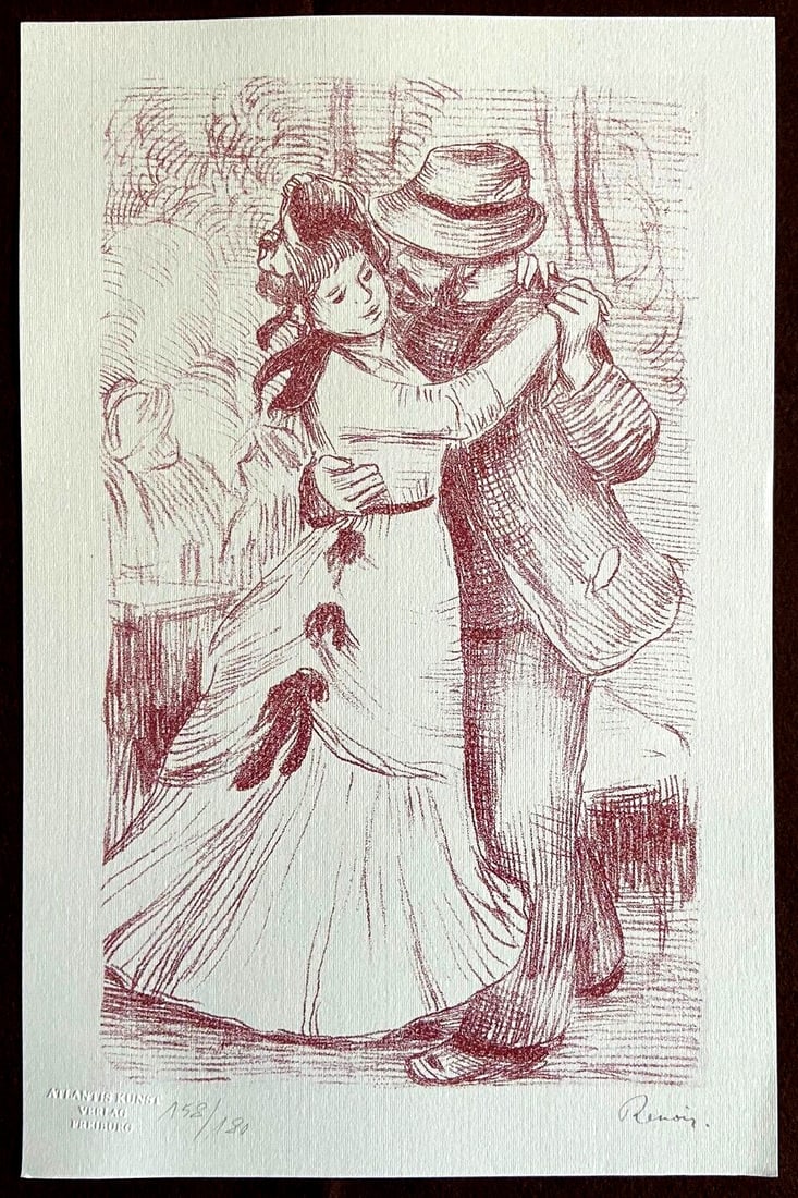 Paul Gauguin Czanne - Pierre-Auguste Renoir Lithograph Numbered (1 of 11)