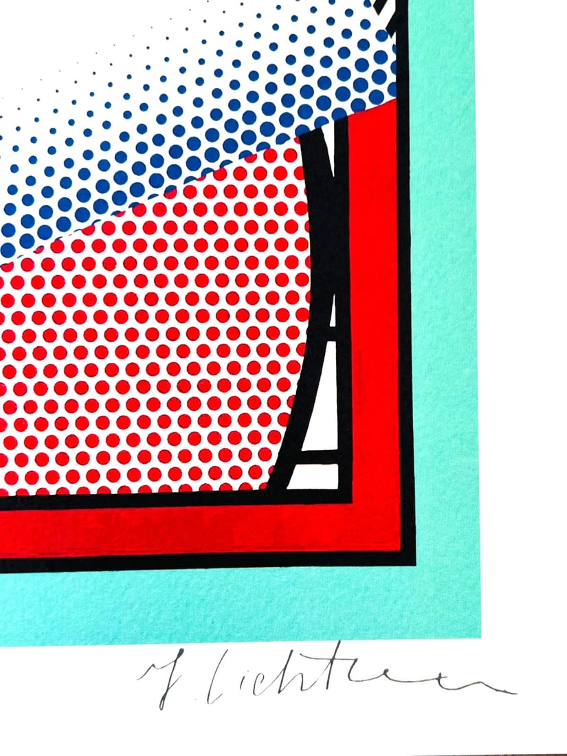 Numbered Roy Lichtenstein Lithograph - 9