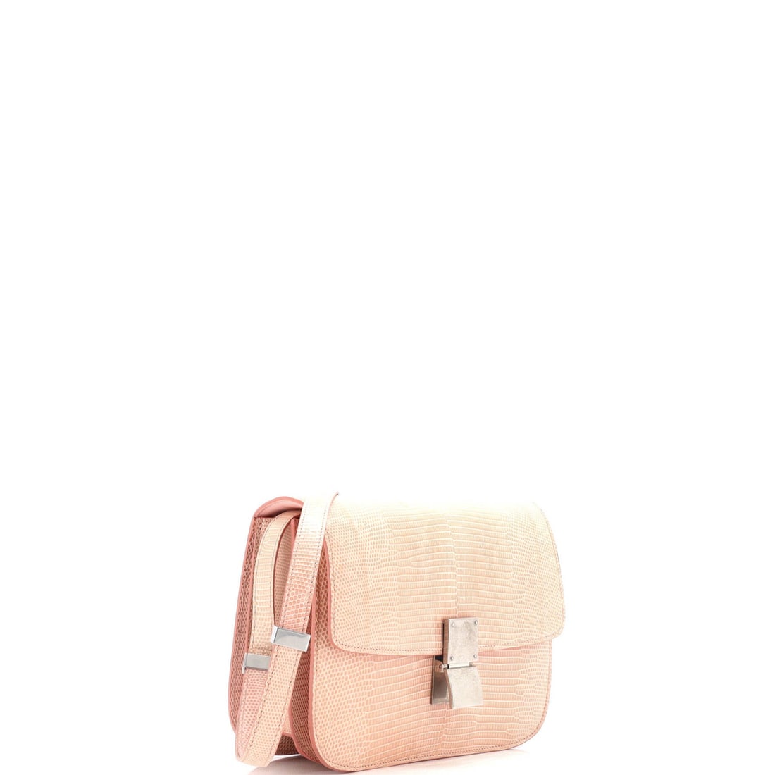 Celine Classic Medium Lizard Box Bag - 2