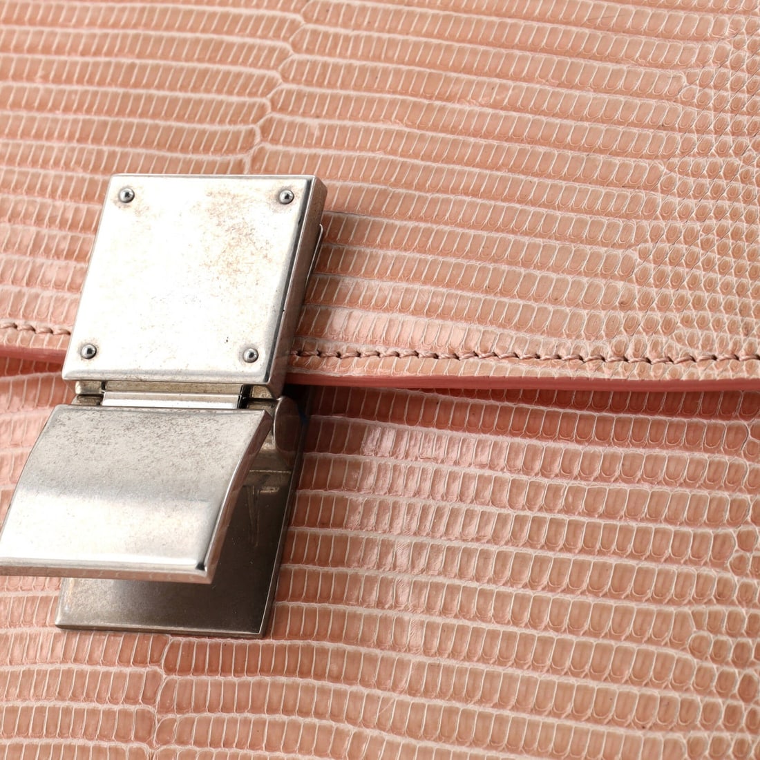 Celine Classic Medium Lizard Box Bag - 6